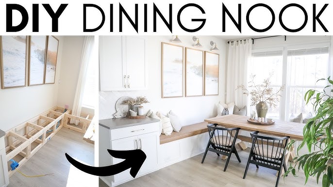 Extreme Dining Room Makeover // Diy Built In Banquette With Storage //  Budget Friendly Dining Room - Youtube