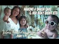 Lilo’s Birthday Vlog Part 1! Making A Smash Cake and Her Bday Shoot BTS