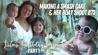 Lilo’s Birthday Vlog Part 1! Making A Healthy Smash Cake + Her Bday Shoot BTS