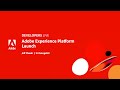 Adobe developers live  adobe experience platform launch demo