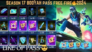 Season 17 Booyah pass May 2024 / free fire pixel Reality Booyah pass / new Booyah pass🔥