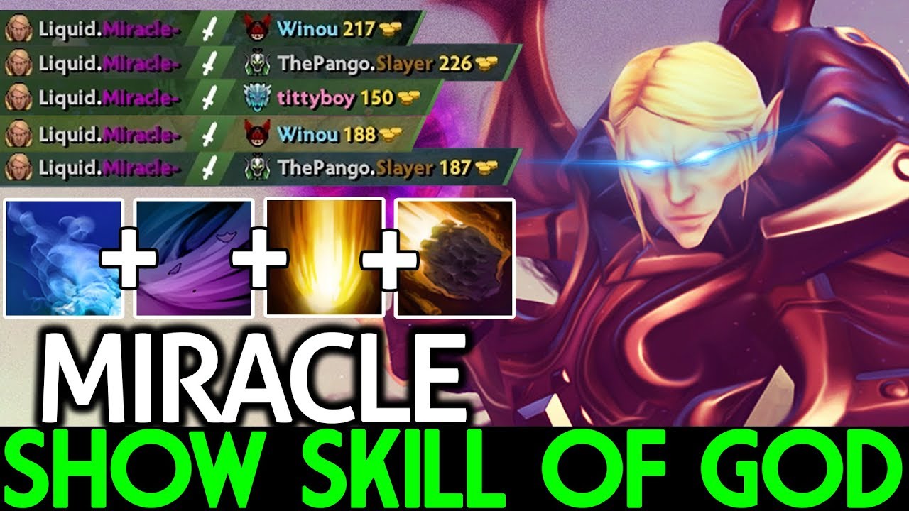 Miracle- [Invoker] Pro Player Show Skill of God Epic Game 7.21 Dota 2 - YouTube