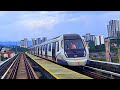 Railway. Kuala Lumpur MRT Automated Trains SBK Line / Автоматические поезда MRT линии SBK в Малайзии