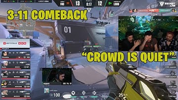 Tarik reacts to Fnatic 3-2 win vs LOUD & 3-11 Comeback - FNATIC vs LOUD Highlights VCT LOCK//IN