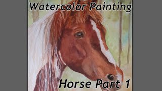 watercolor horse tutorial