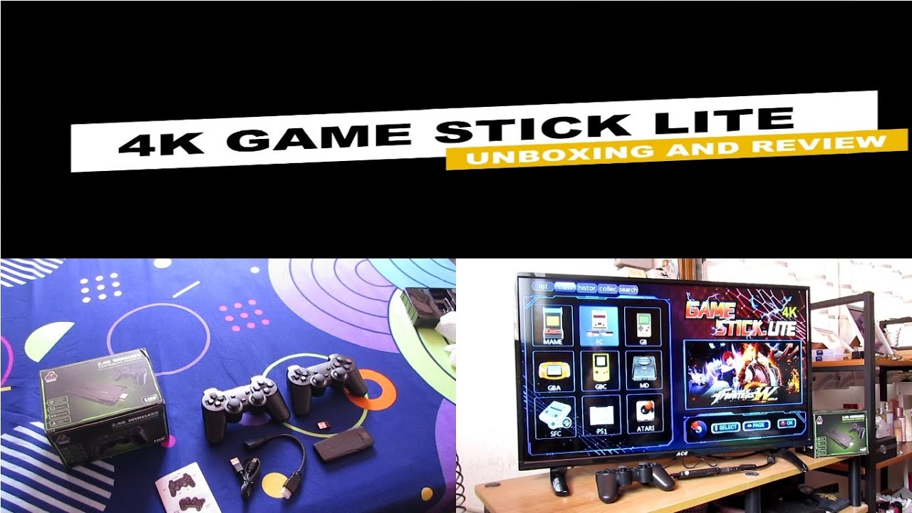 Game Stick 4K UNBOXING AND REVIEW 