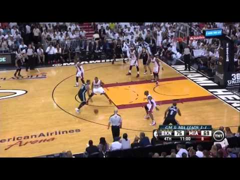 NBA Playoff 2014 Heat Vs Nets Round 2 Game 5 Move 36 Paul Pierce Travel