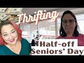 Come thrift with us for senior half price  day at the salvation army in jacksonville fl