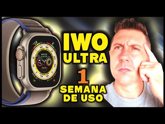 Smartwatch Ultra 8 Série - Preto