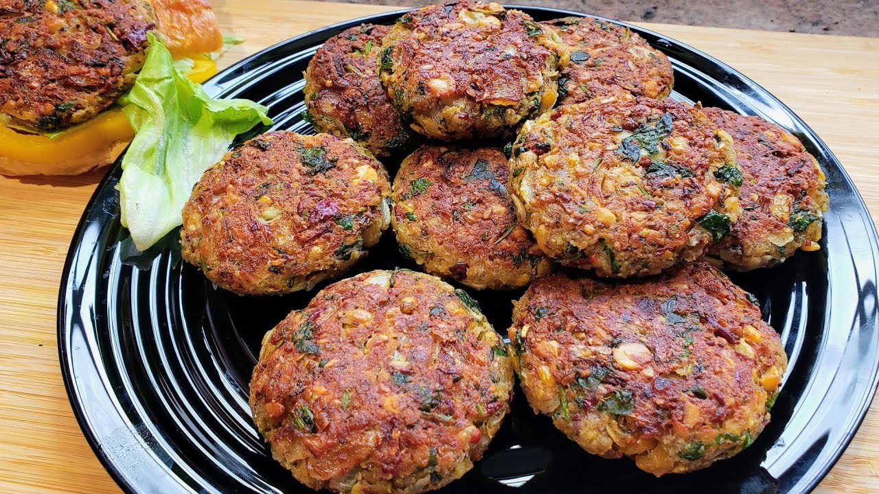 Crispy Lentil Patties Recipe | Vegetarian Protein Packed Falafel Tikki