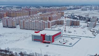 Строительство ЖК «Дружный» в Йошкар-Оле | Январь 2022 г. | Республика Марий Эл