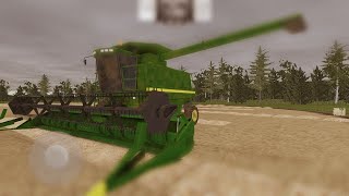 #06 - PRIMEIRA COLHEITA DE TRIGO COM A JD - FARMING USA 2 - TIMELAPSE - PT/BR -