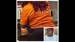 Popeyes employee comes to work strapped!! How to protect yourself at work. Antoine Scott LookAtcha