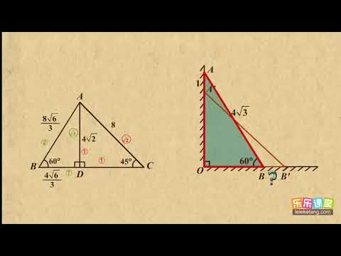 12特殊直角三角形综合勾股定理初中数学初二 Youtube