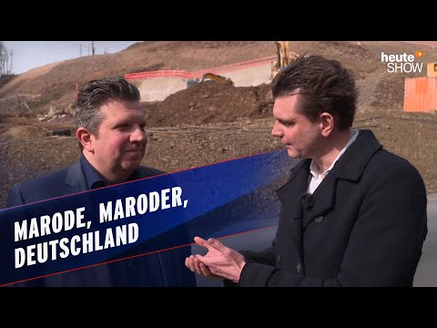 Kaputte Straßen und Brücken in Deutschland: Alles muss saniert werden! | heute-show