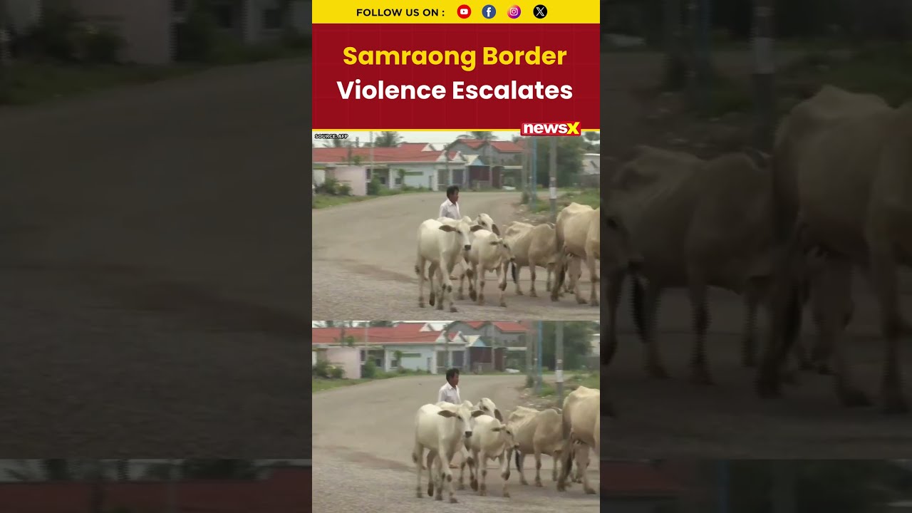  Watch Heavy Weapon Fire Rattles Cambodia S Samraong Amid Border Clashes Shorts
