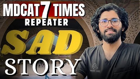 Emotional MDCAT: 7th ATTEPMT Failure Story 🥺🔥 | Dr Shahid Aziz