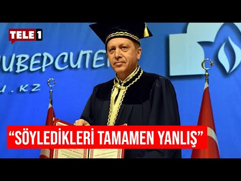 Erdoğan'a sahte diploma mı verdiler?