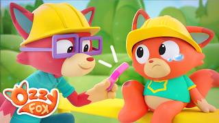 Ouch! Ozzy got a Boo Boo 🩹😢 Safety Song For Kids | Ozzy Fox | Kids Songs