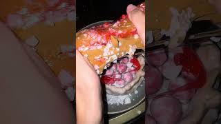 Make cherry pie with me #waxcracking #asmrsounds #slime #oddlysatisfying