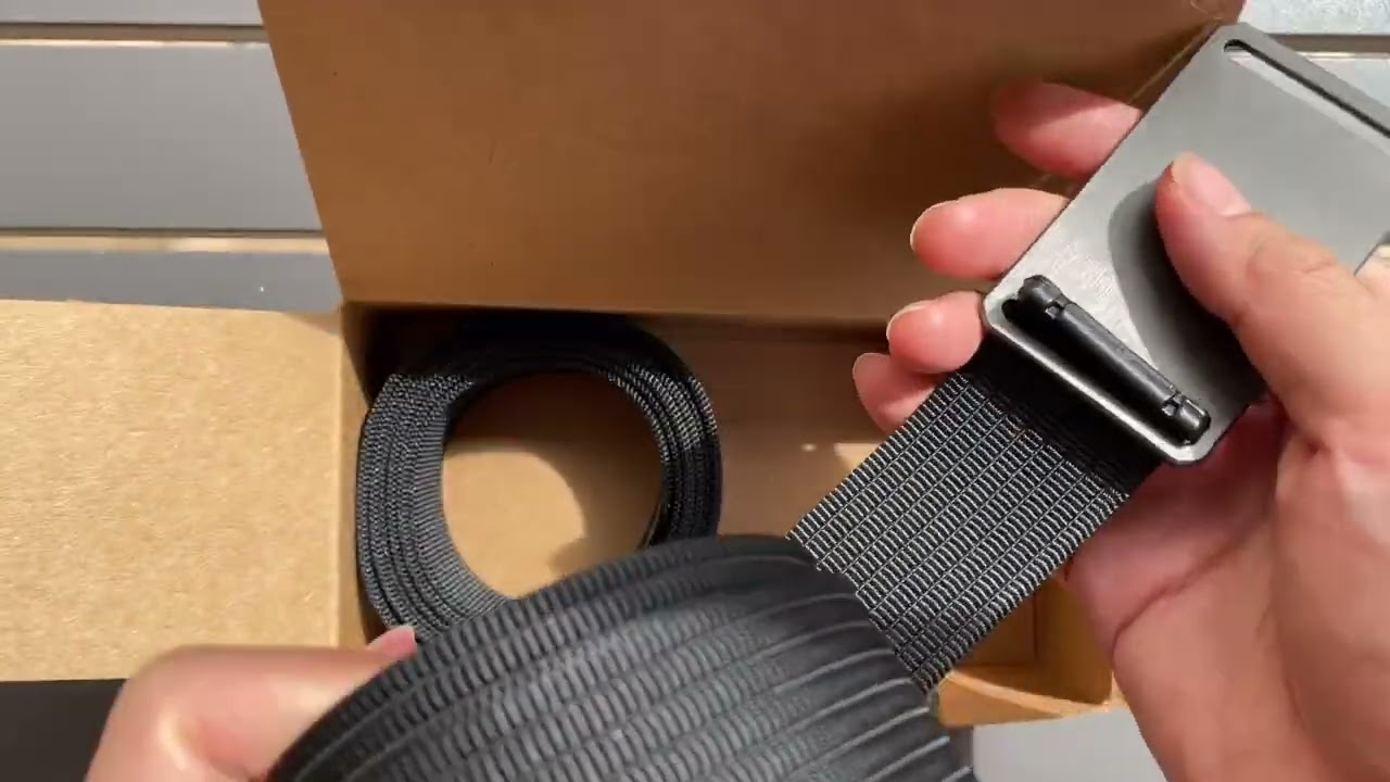 Grip 6 Men's Gunmetal Minimalist Belt Twin Pack Unboxing Demo ( Grip6 )