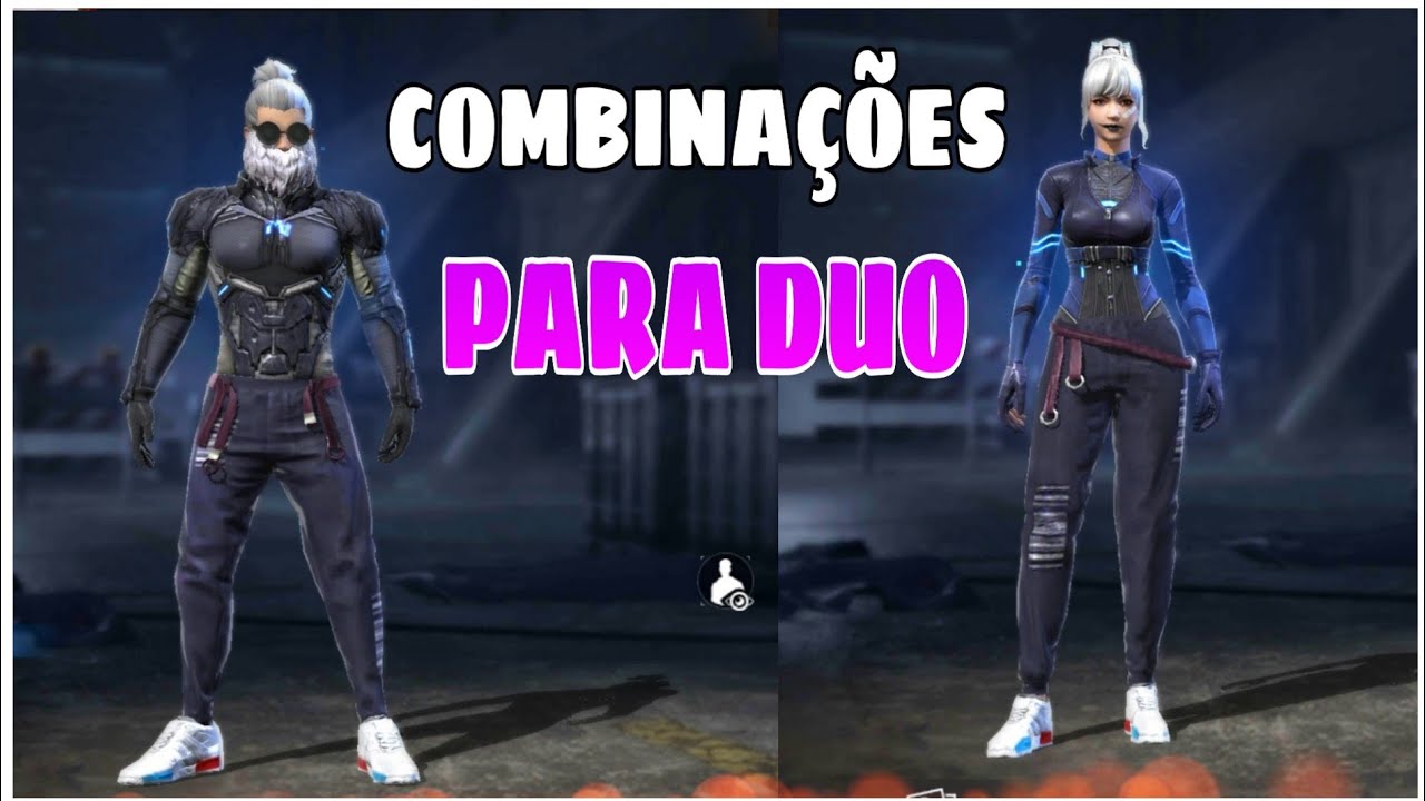 MELHORES COMBINAÇÕES DE ROUPAS NO FREE FIRE PARA DUO/CASAL COM A