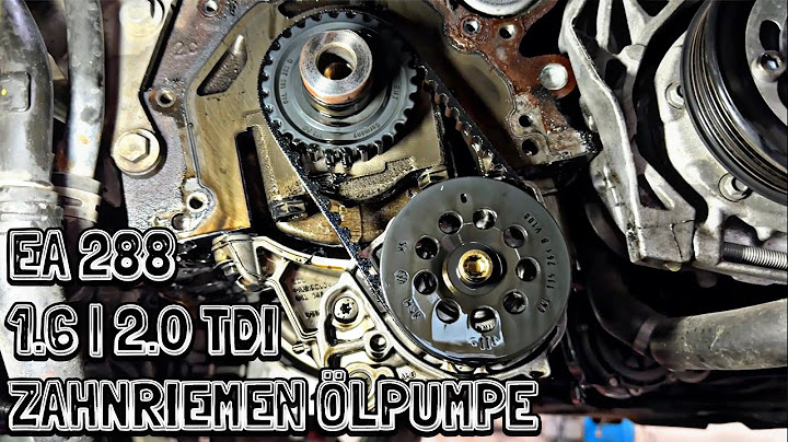 VW AUDI SEAT SKODA | EA288 1.6 2.0 TDI | Zahnriemen Ölpumpe wechseln | Oil Pump Replacement