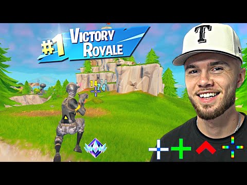 I Tried Using A Fortnite Pro S Custom Crosshair 