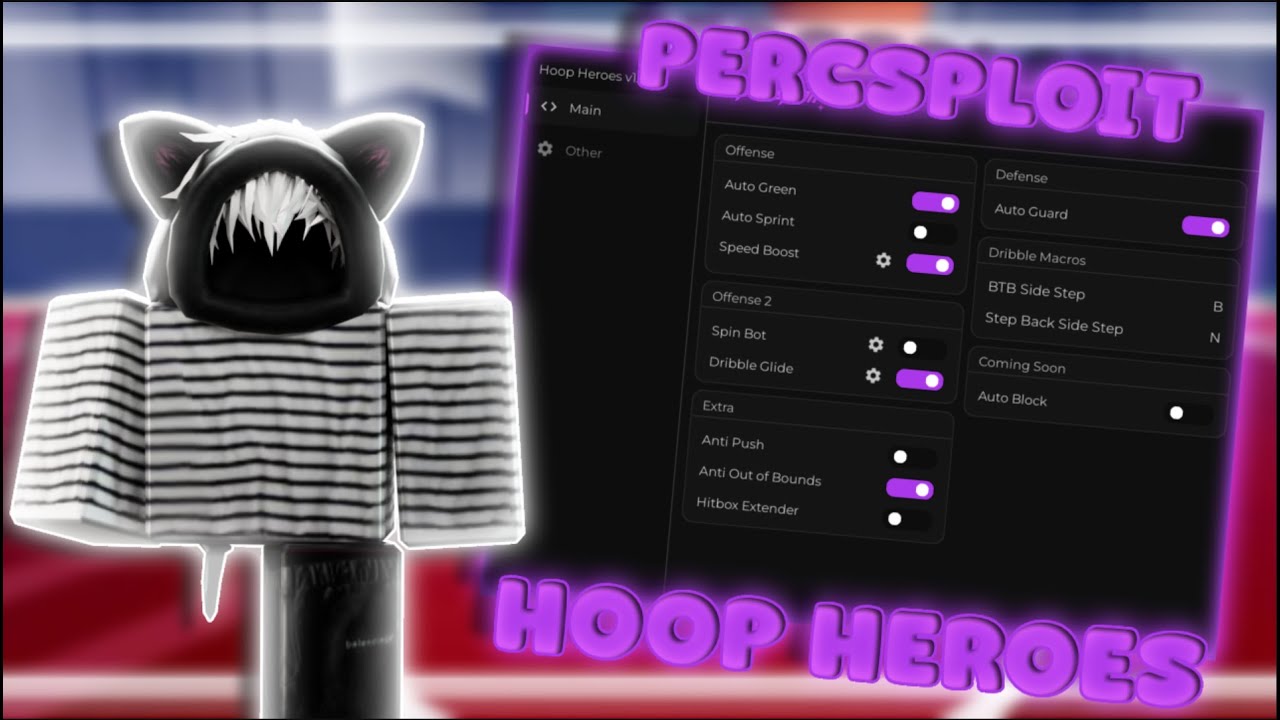 [BEST] HOOP HEROES ROBLOX SCRIPT | PERCSPLOIT (AUTO GUARD, AUTO GREEN, ANTI PUSH)