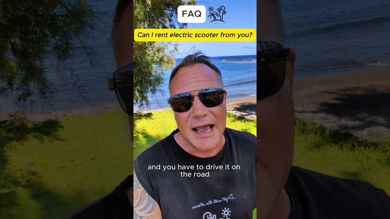 E-SCOOTER HIRE AND RULES IN TENERIFE