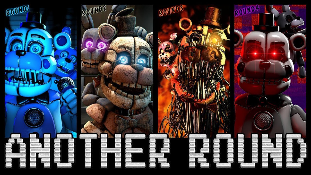 “Another Round” | Fnaf song - Animated by @Mautzi Animation Studio [1 Hour]