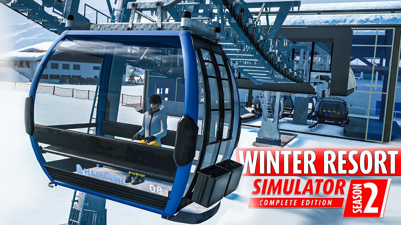 WINTER RESORT SIMULATOR 2 #2: HEXENKESSELBAHN beschicken und Transportmission im Skigebiet | WRS 2