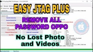 Z3X EMMC MANAGER REMOVE ALL PASSWORD OPPO NO LOST DATA 100%