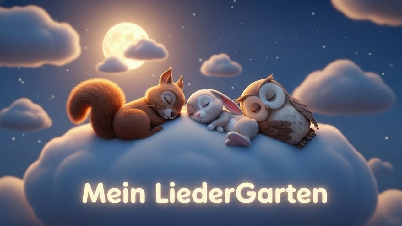 Gute Nacht Schlaflied – Wintermond Klavier Wiegenlied für Babys (30 Minuten)