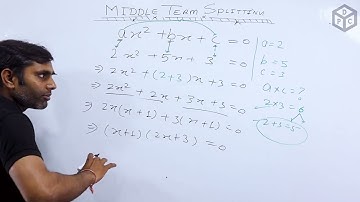 HOW TO SPLIT THE MIDDLE TERM [MIDDLE TERM SPLITTING]