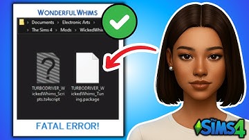 Fix Sims 4 Fatal Error With Wonderful Whims or Wicked Whims Mod