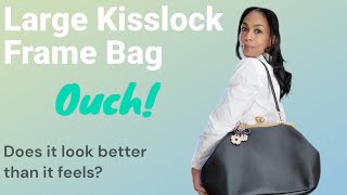 картинка: Большая сумка Coach Kisslock | Мои первые впечатления: хорошие и плохие