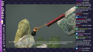 chess plays - getting over it with bennett foddy (part 1)