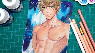 Free! - Makoto Tachibana【WATERCOLOR SKETCH SPEEDPAINT】
Put your character suggestions for the next videos in the comments! *u*
Music: Echolox - Bloom / In The Key Of Ice (Intro) ⇨ http://echolox.bandcamp.com/ ⇦
deviantArt: http://laovaan.deviantart.com/
Facebook: https://www.facebook.com/Laovaan
Questions about materials, brushes, colors, paper etc.?
Watch my Q&A series! ⇨ http://bit.ly/LaovaanQASeries ⇦
Ink / Colors / Material used:
geo college pigment liner, Watercolor (Schmincke) and Colorex on Grand Bloc Boesner watercolor paper
about 1 hour
Do not download and re-upload this video to any other website, for example your Facebook Page. You are allowed to embed it directly by using the YouTube link so that video description and in-video annotations stay intact. Free! - Makoto Tachibana【WATERCOLOR SKETCH SPEEDPAINT】