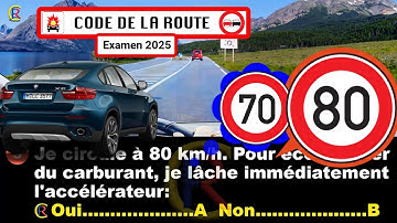 Code de la route 🚦 Série #15 Q 01 à 40 ^2025^ permis de conduire @CodeDeLaRouteEnFrance
