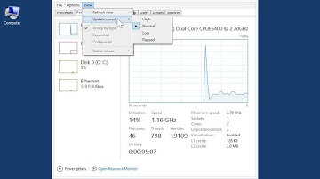 Windows 8.0 Professional - Update Task Manager Data