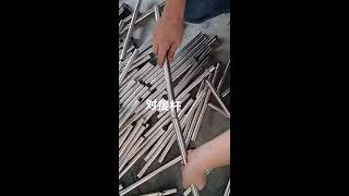 Automatic metal broom handle connector inserting assembly machine