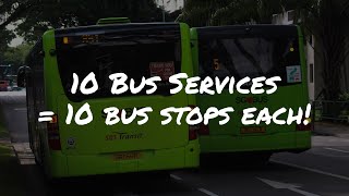 10 Bus Services = 10 Bus Stops Each! (Malay Language with English Subtitle) screenshot 2
