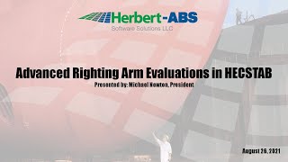 Advanced Righting Arm Evaluations in HECSTAB - Webinar (08/26/21)