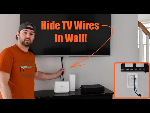 How to Hide Cords Without Drilling Through the Wall - The Homes I