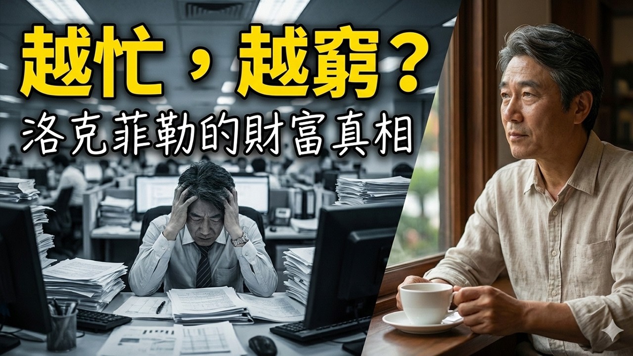洛克菲勒：整天忙著工作的人，發不了大財。為何你越努力越窮？｜慢富哲學 #慢富哲學 #窮忙 #洛克菲勒 #巴菲特 #財富自由 #個人成長 #反內卷 #稀缺心態 #老高聊財經 #台灣上班族