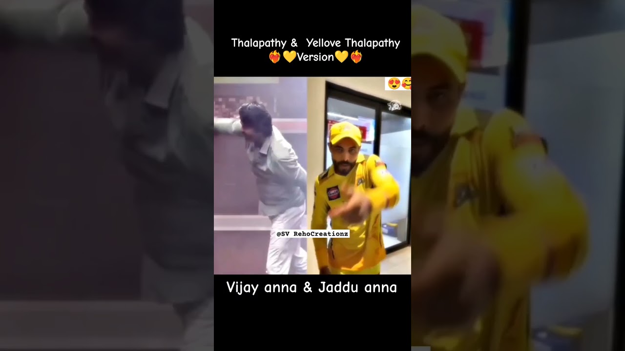 Thalapathy vijay & Yellove Thalapathy jaddu remix 