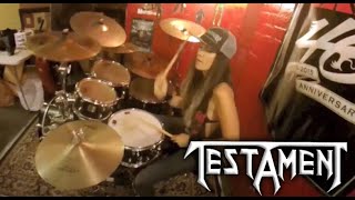 Melissa Evila "Low" Testament drum cover