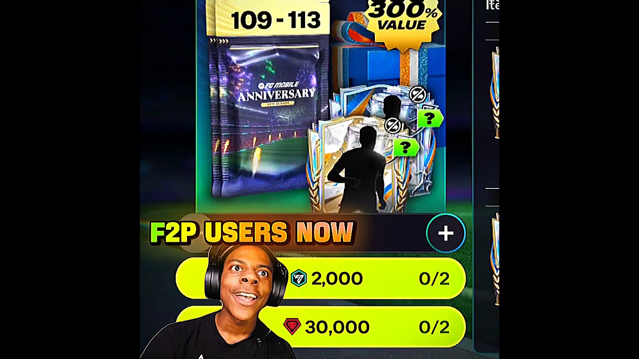 30K gems Anniversary pack 🤯🤩 #eafc #fifa #eafc25 #fcmobile #fifamobile