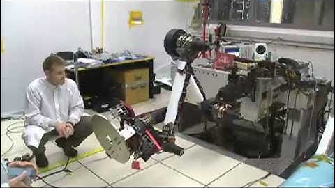 MSL cleared raw footage: Curiosity robotic arm motion testing in ISIL (SRC-001300)